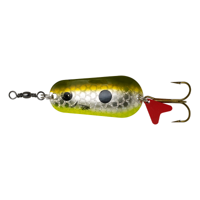 Žlica za vijačenje DAM EFFZETT STANDARD SPOON 8CM 45G SINKING OLIVE/SILVER UV | 69613