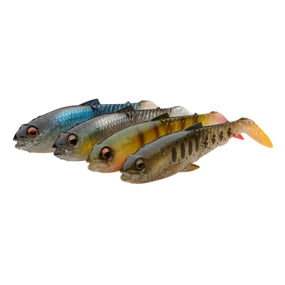 Silikonske vabe Savage Gear CRAFT CANNIBAL PADDLETAIL 6.5CM 4G CLEAR WATER MIX 4PCS | 71827