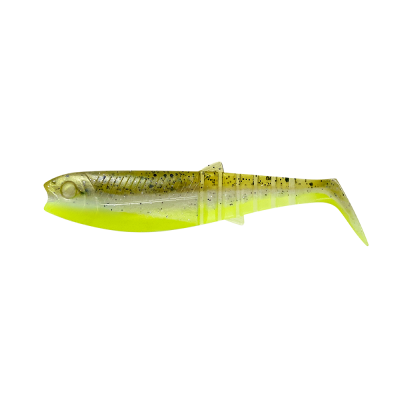 Silikonske vabe SAVAGE GEAR CANNIBAL SHAD 12.5CM 20G GREEN PEARL YELLOW 4PCS (77153)