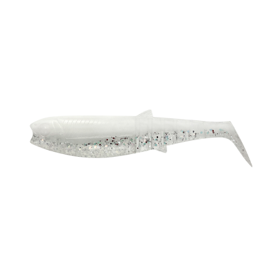 Silikonske vabe SAVAGE GEAR CANNIBAL SHAD 12.5CM 20G WHITE FLASH 4PCS (77157)
