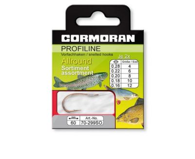 Navezani trnki Cormoran PROFILINE All-round Hook Assortment - Model 299SO | mešane velikosti
