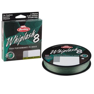 Pletenica Berkley Whiplash 8 HIGH PERFORMANCE PE BRAID Moss Green 150m 0.20mm 27.7kg