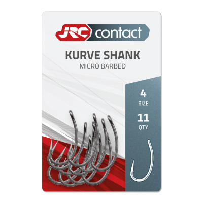 Kraparski trnki JRC Contact Kurve Shank Carp Hooks | #4