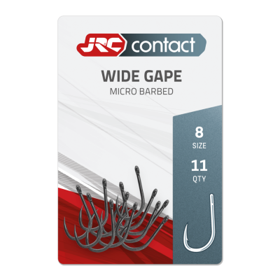 Kraparski trnki JRC Contact Wide Gape Carp Hooks | #8