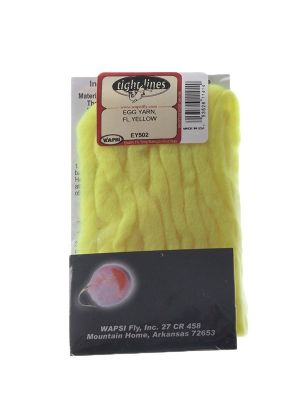 Material za vezavo muh globak - globag WAPSI EGG YARN | fl. yellow