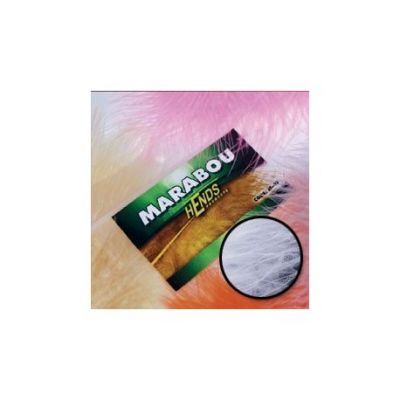 Marabu za vezavo muh HENDS MARABOU - WHITE | M-01