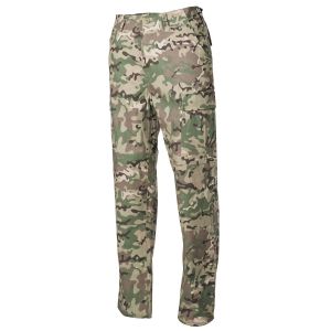 Hlače MFH US Combat Pants BDU, Rip Stop, operation camo M (medium) | 01334X