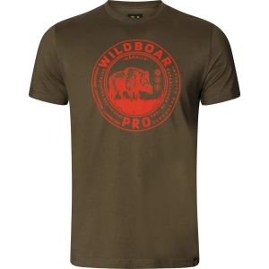 Lovska t-shirt majica Härkila Wildboar S/S t-shirt (Willow green)