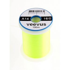 Nit za vezavo muh Veevus thread 16/0 100m | A14 FL YELLOW CHARTREUSE