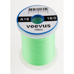 Nit za vezavo muh Veevus thread 16/0 100m | A16 FLUORESCENT GREEN