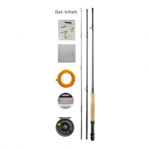 Začetniški muharski komplet JENZI Fly Rod-Combo Starter