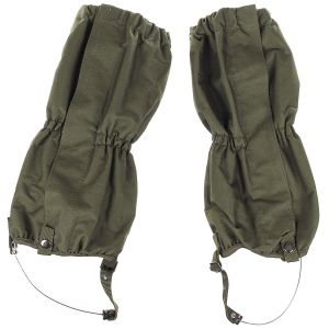 Zimske gamaše MFH Gaiters, OD green, with zip, steel wire | 20123B