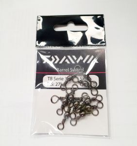 Vrtljivke za ribolov DAIWA Barrel Swivel TB Serie 3 | #10 (10 kos)