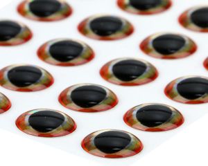 3D oči za potezanke SYBAI Ultra 3D Epoxy Eyes, Honey, 9 mm