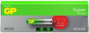 Alkalne baterije GP SUPER AAA (LR03) 12 kos (B0114T)