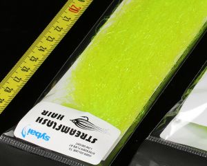 Material za vezavo potezank SYBAI tackle Streamflash Hair | Pearl Fluo Chartreuse