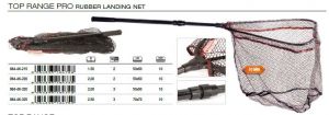 Ribiška podmetalka TRABUCCO TOP RANGE PRO RUBBER LANDING NET 2M 50X50CM