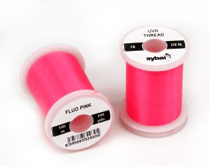 UV nit za vezavo muh SYBAI UVR thread, Fluo Pink