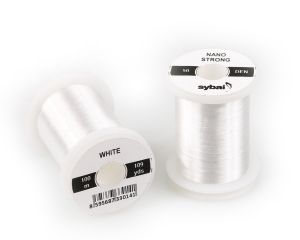 Vezalna nit za vezavo umetnih muh SYBAI tackle Nano Strong Thread, White