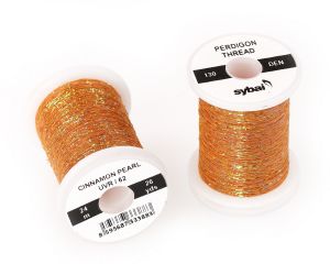 Nit za vezavo perdigon nimf SYBAI Perdigon Thread, Cinnamon Pearl UVR / 62