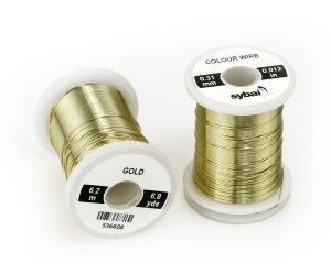 Žica za povijanje muh SYBAI Colour Wire, 0.31 mm, Gold