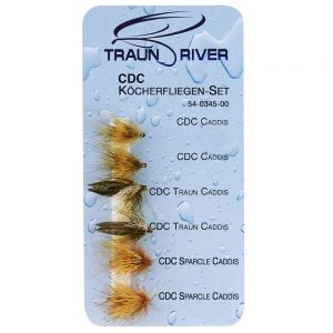 Umetne muhe TRAUN RIVER CDC Köcherfliegen-Set