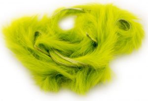 Zonker za vezavo muh TRAUN RIVER Zonker Strips | fluoro-chartreuse