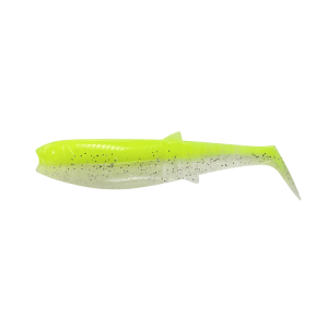 Silikonska vaba SAVAGE GEAR CANNIBAL SHAD 12.5CM 20G FLOU YELLOW GLOW (77118)