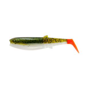 Silikonske vabe SAVAGE GEAR CANNIBAL SHAD 20CM 80G OLIVE HOT ORANGE 1PCS (77176)
