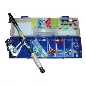 Otroški komplet za ribolov JENZI Tele Ruten Set ECO Green Concept, Ready to Fish - Fishing Set