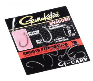 Trnki za krapolov Gamakatsu G-Carp SNAGGER hooks #2