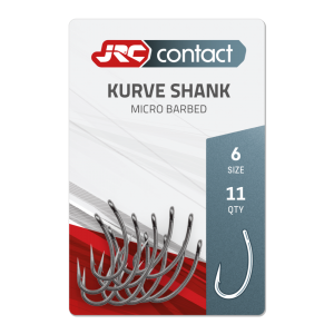 Kraparski trnki JRC Contact Kurve Shank Carp Hooks | #6