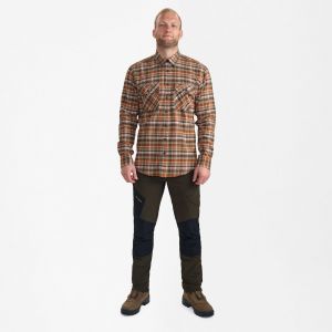 Lovska srajca iz flanele Deerhunter Andrew Shirt 8733 - 68733 Orange Check