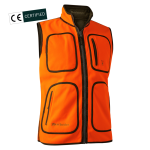 Dvostranski telovnik iz flisa Deerhunter Gamekeeper Reversible Fleece Waistcoat 4525 - 663 Safety Orange