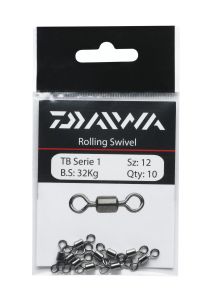 Vrtljivke za ribolov DAIWA Rolling Swivel TB Serie 1 | #6 (10 kos)