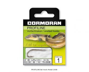 Navezani trnki Cormoran PROFILINE Eel Hooks Hook to Nylon - Model 200B | velikost 10