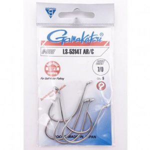 Trnki za ribolov Gamakatsu SALT LS-5314N HOOKS NICKEL #7/0 (5 kos)