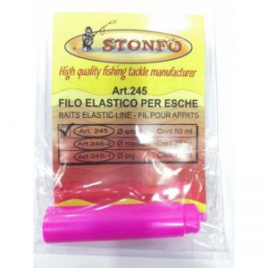 FILO elastika za povijanje vabe STONFO BAITS ELASTIC LINE Piccolo mt 50 small size - trè fin (Art. 245)