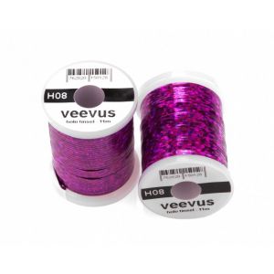 Material za vezavo VEEVUS Holographic Tinsel - medium | H08 Holo Fuchsia