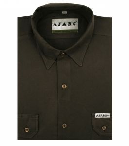Lovska srajca iz flanele AFARS FLANEL STRONG | zelena