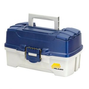 Kovček za ribiško opremo Plano Two-Tray Tackle Box blue/white (PMC620206)