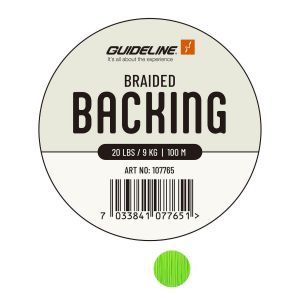 Backing GUIDELINE Braided Backing 20 lbs 100m Lime Green (107768)