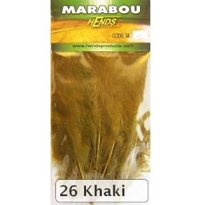 Marabu za vezavo muh HENDS MARABOU - KHAKI | M-26