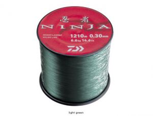 Laks za ribolov DAIWA NINJA X MONO - light green | 0.18mm 3000m