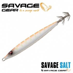 Peškafond za lignje SAVAGE GEAR SQUID FINGER 8CM 35G FS ZEBRA ORANGE (77983)