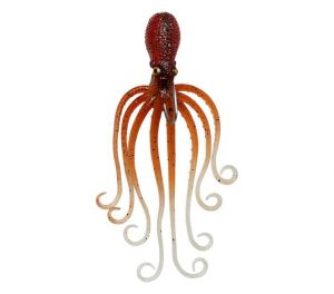 Vaba za morje - hobotnica SAVAGE GEAR 3D OCTOPUS 15CM 70G SINKING BROWN GLOW (63884)
