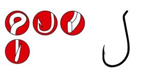 Trnki za ribolov Gamakatsu SALT LS-5314F hooks black #2 (8 kos)