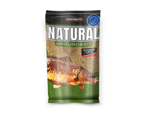 Sipka hrana za ribolov SONUBAITS Natural Strawberry & Hemp (1 kg)