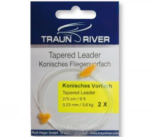 Konična predvrvica TRAUN RIVER konisches Vorfach | 0.18 mm
