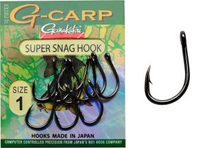 Trnki za krapolov Gamakatsu G-Carp Super Snag hooks #4